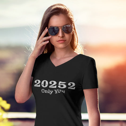 Unisex Short Sleeve V-Neck T-Shirt - 20252 Original Only You Design