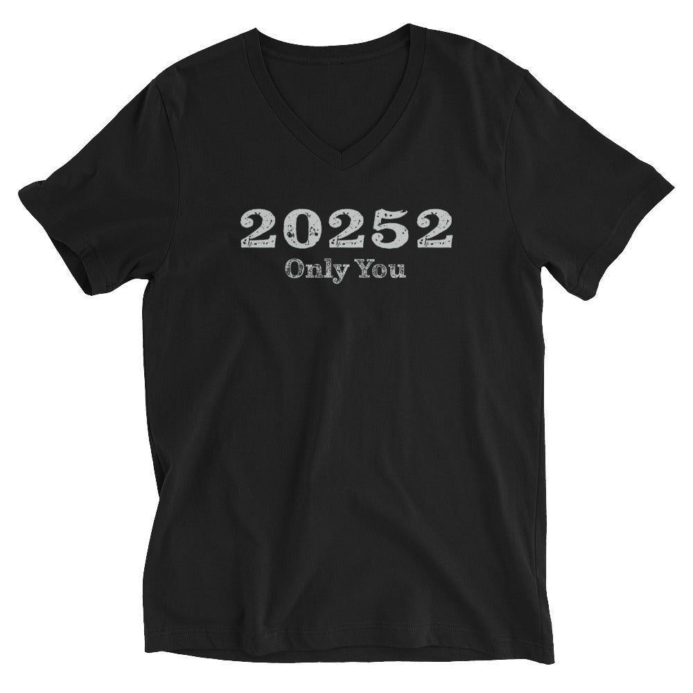 Unisex Short Sleeve V-Neck T-Shirt - 20252 Original Only You Design