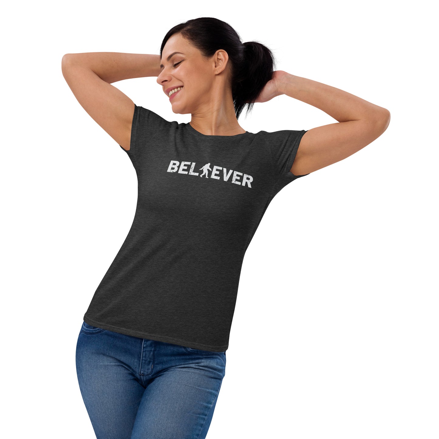 Women's Fashion Fit T-shirt - Bigfoot Believer