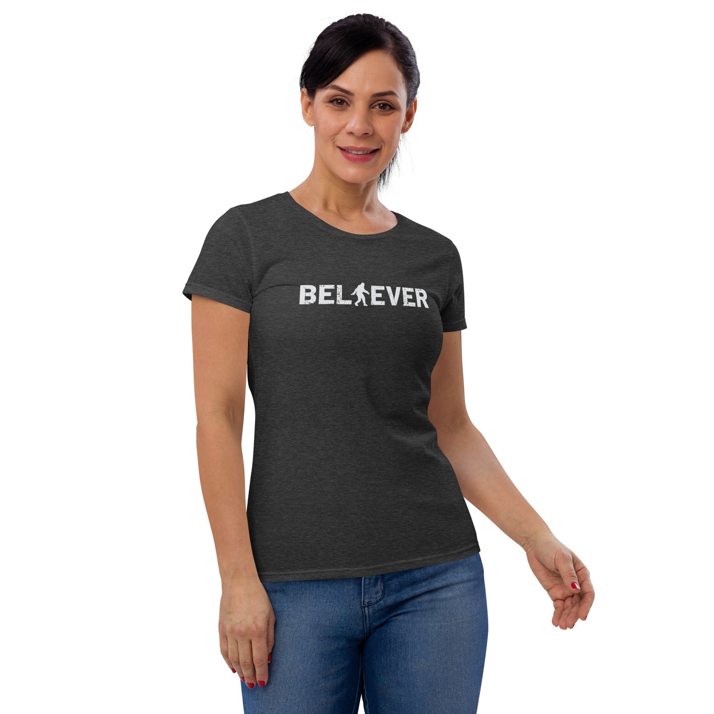 Women's Fashion Fit T-shirt - Bigfoot Believer
