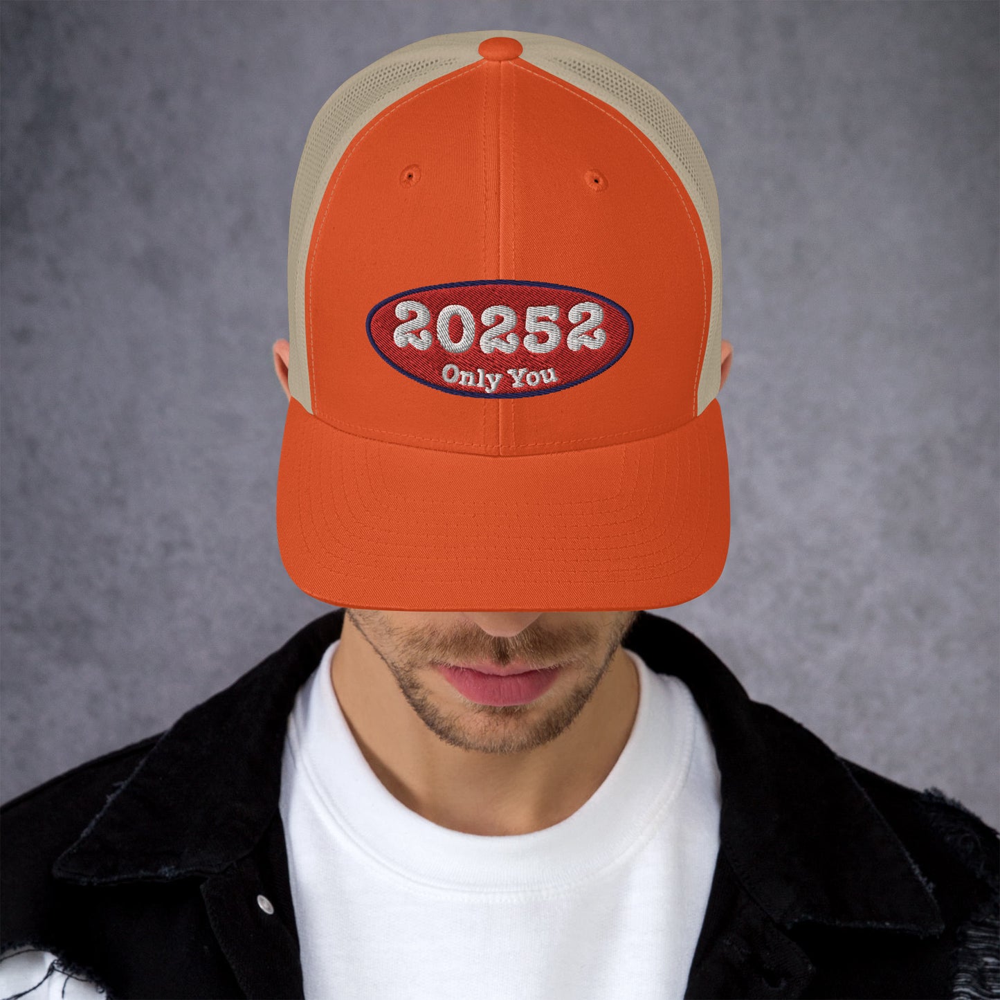 Trucker Hat - 20252 Red White and Blue Oval