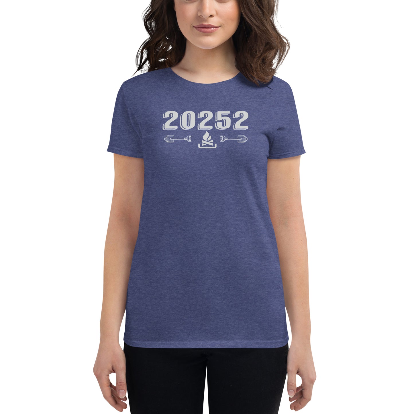 Women's Fashion Fit Tee - 20252 with Campfire Icon